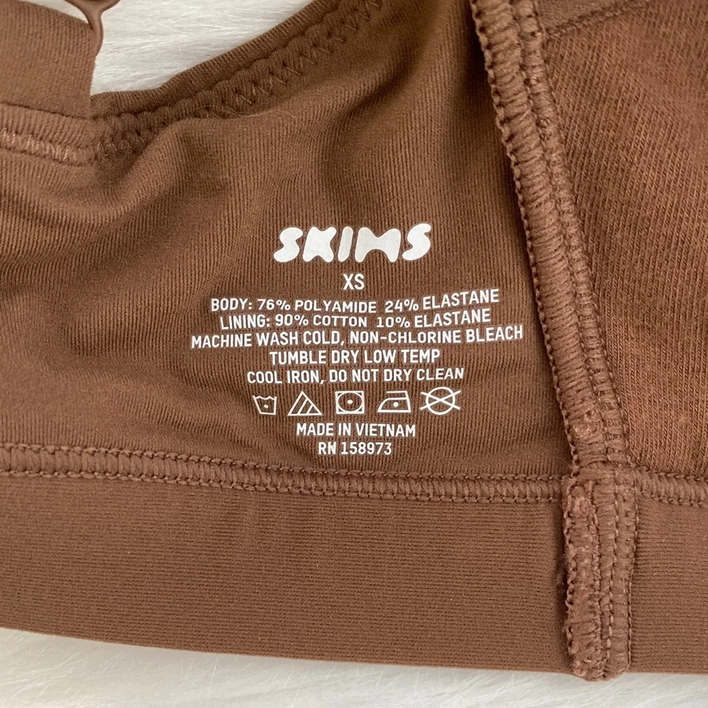 SKIMS fits everybody maternity nursing bralette jasper size x small